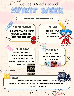 May Spirit Week